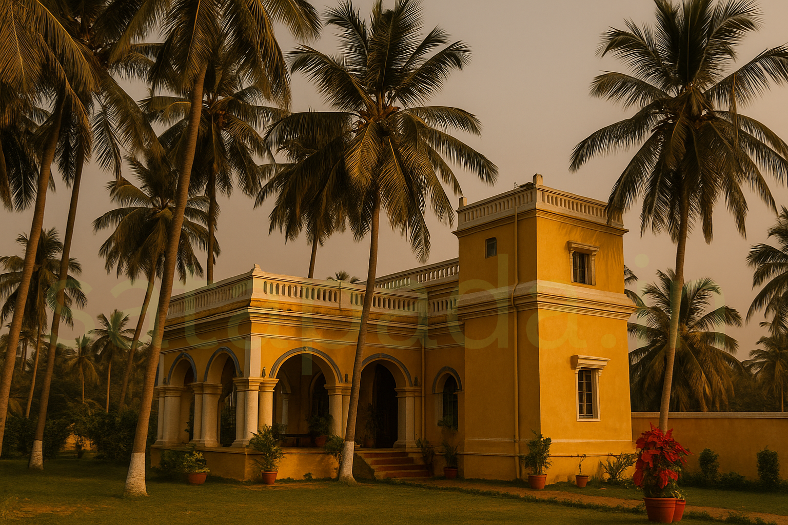Parikud Palace in Parikud Island